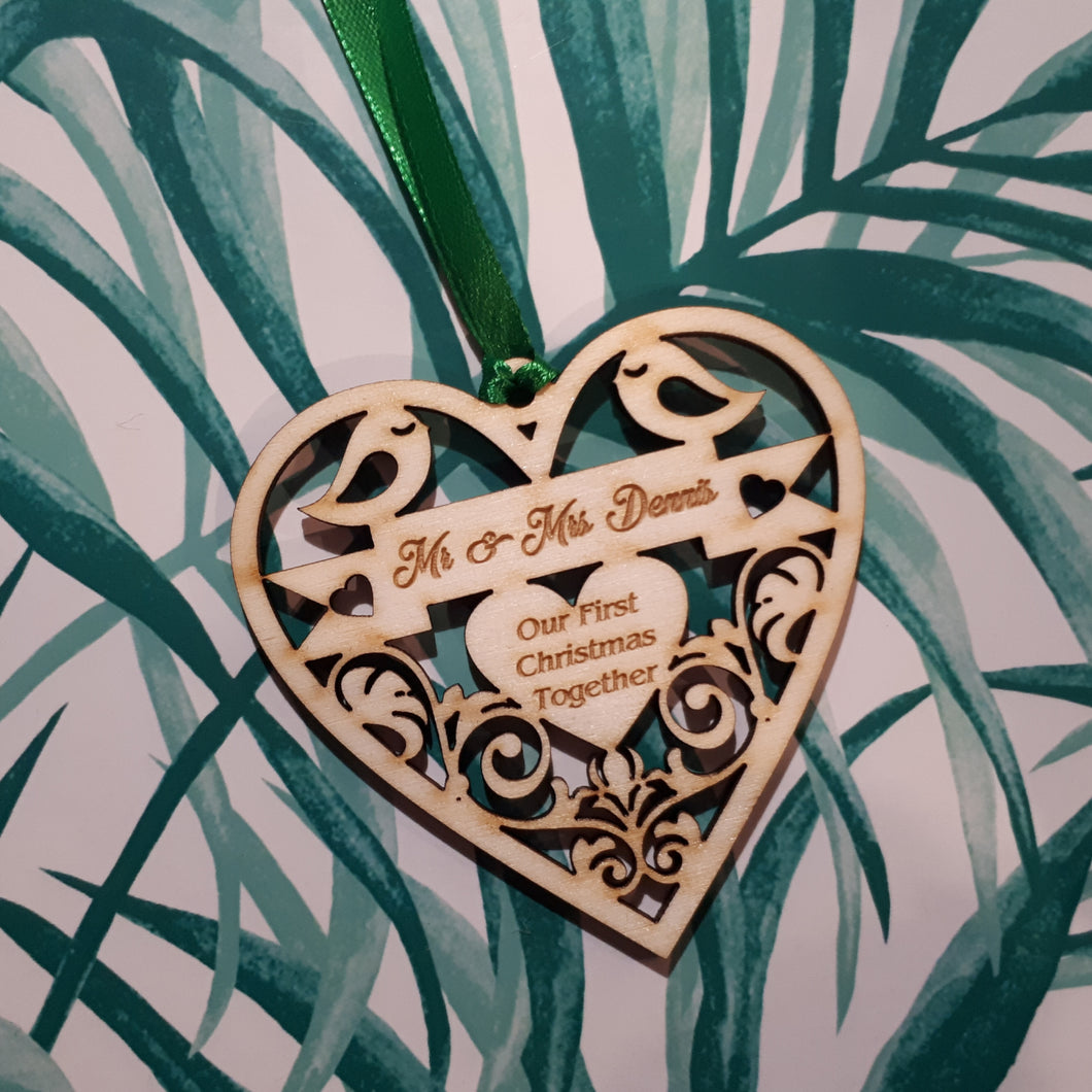 Detailed Heart Christmas Decoration